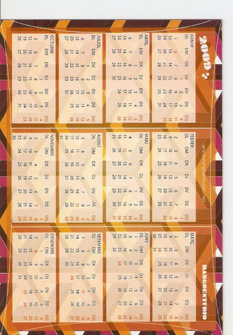 Postal 027712 : Calendario 2009