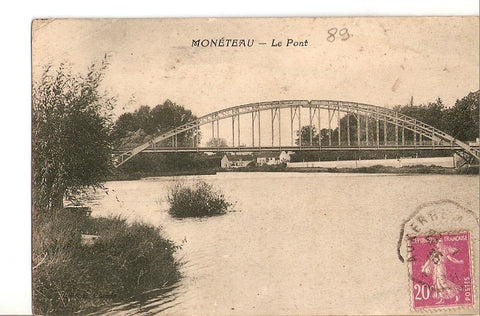 Postal 027739 : Moneteau - Le Pont