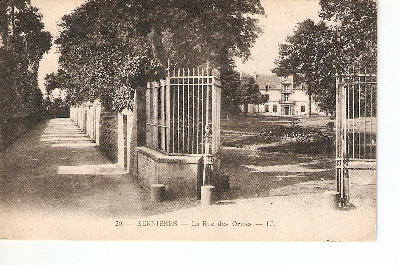 Postal 027746 : Bernieres - La Rue des Ormes