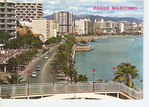 Postal 027754 : Palma de Mallorca (Mallorca), Vista parcial Paseo maritimo