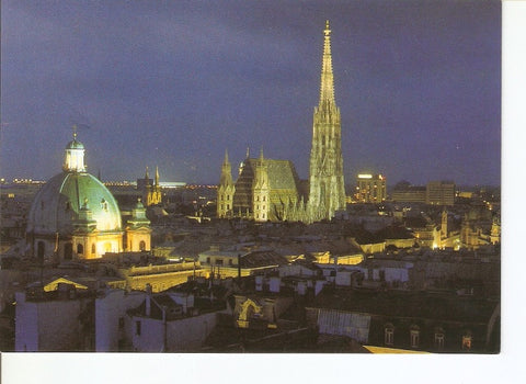 Postal 027774 : Vienna (Austria), Panorama mit Stepahnsdom