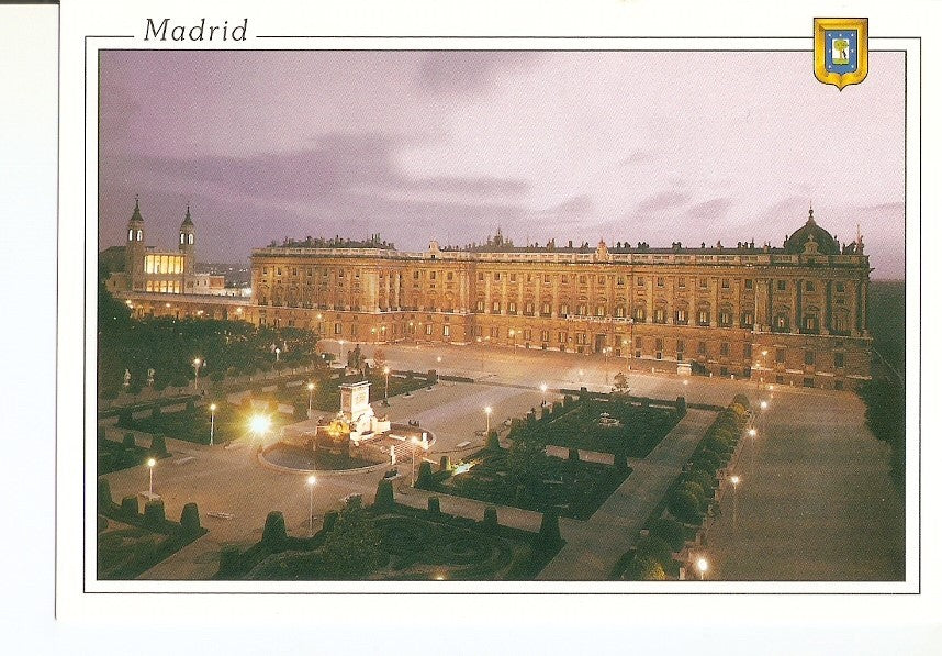 Postal 027784 : Madrid, Plaza de Oriente y Palacio Real