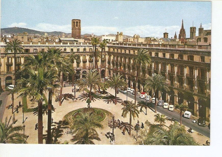 Postal 027801 : Plaza Real, Barcelona
