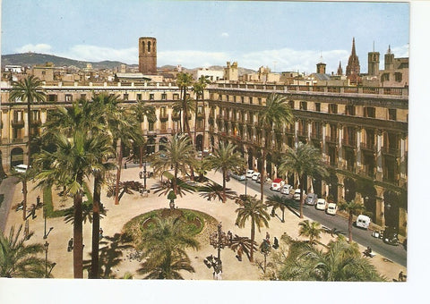 Postal 027801 : Plaza Real, Barcelona