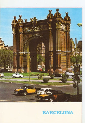 Postal 027812 : Barcelona, Arco de Triunfo