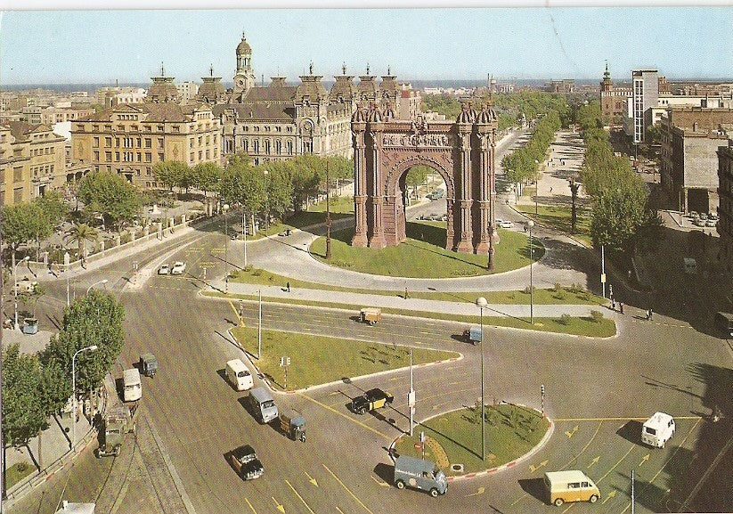 Postal 027818 : Arco de Triunfo. Barcelona