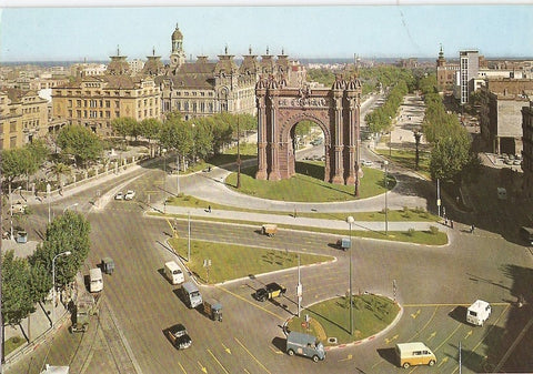 Postal 027818 : Arco de Triunfo. Barcelona