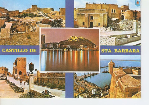 Postal 027833 : Castillo de Sta. Barbara (Alicante)