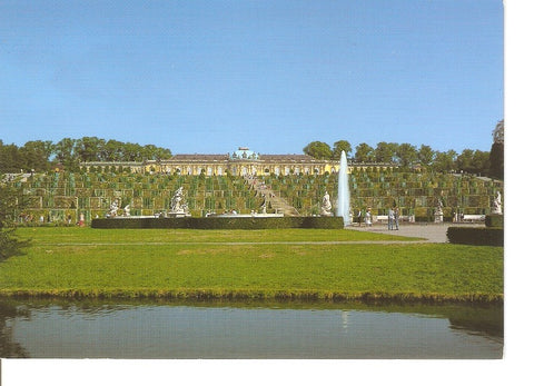 Postal 027842 : Potsdam, Schloss Sanssouci, Sanssouci castle