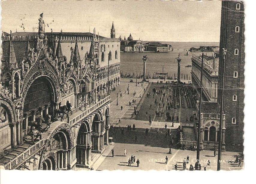 Postal 027866 : Venezia , Chiesa e Piazza S. Marco