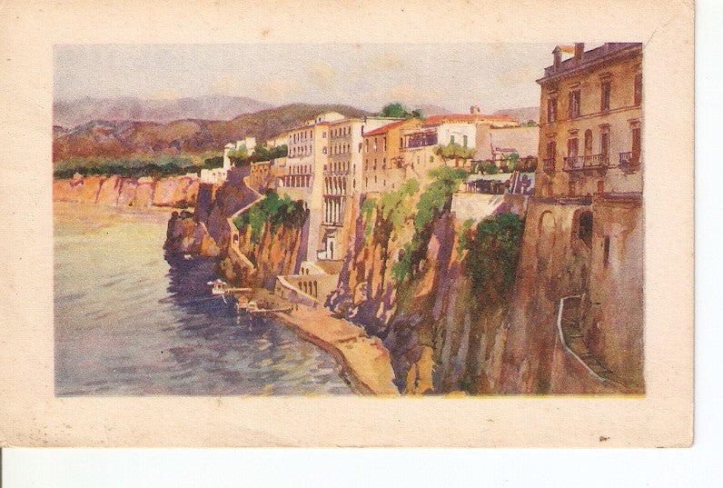 Postal 027878 : Sorrento - La Scogliera