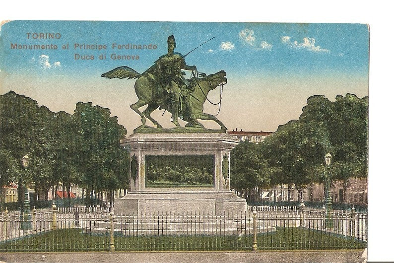 Postal 027882 : Torino. Monumento al Principe Ferdinando Duca di Genova