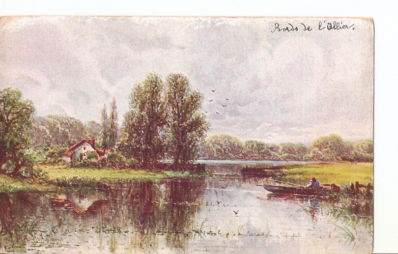 Postal 027885 : Bords de lAllier
