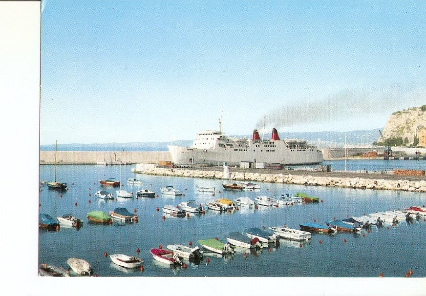 Postal 027894 : Nice - courrier pour la Corse sortant du port