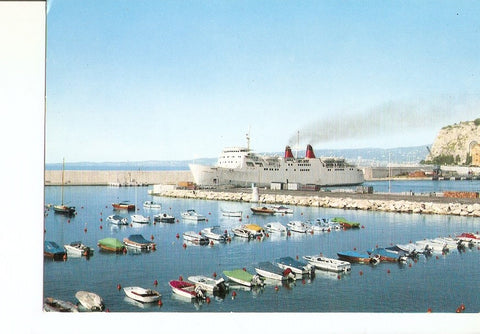 Postal 027894 : Nice - courrier pour la Corse sortant du port