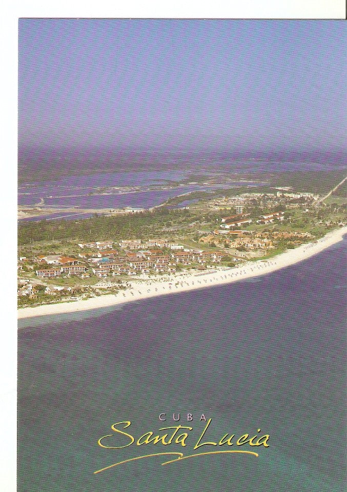 Postal 027899 : Cuba, playa Santa Lucia