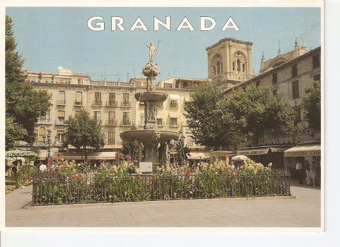 Postal 027903 : Plaza de Bib-rambla, Granada (España)