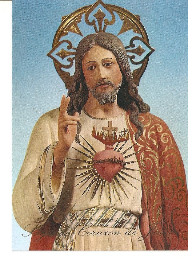Postal 027928 : Sagrado Corazon de Jesus