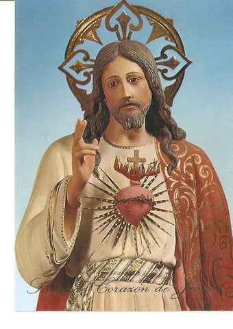 Postal 027928 : Sagrado Corazon de Jesus