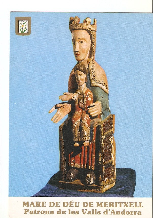 Postal 027935 : Mare de Deu Meritxell, Patrona de les Valls dAndorra