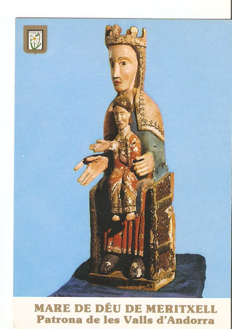 Postal 027935 : Mare de Deu Meritxell, Patrona de les Valls dAndorra