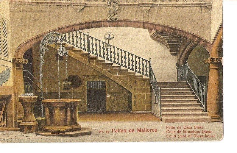 Postal 027945 : Palma de Mallorca, Patio de Casa Olesa
