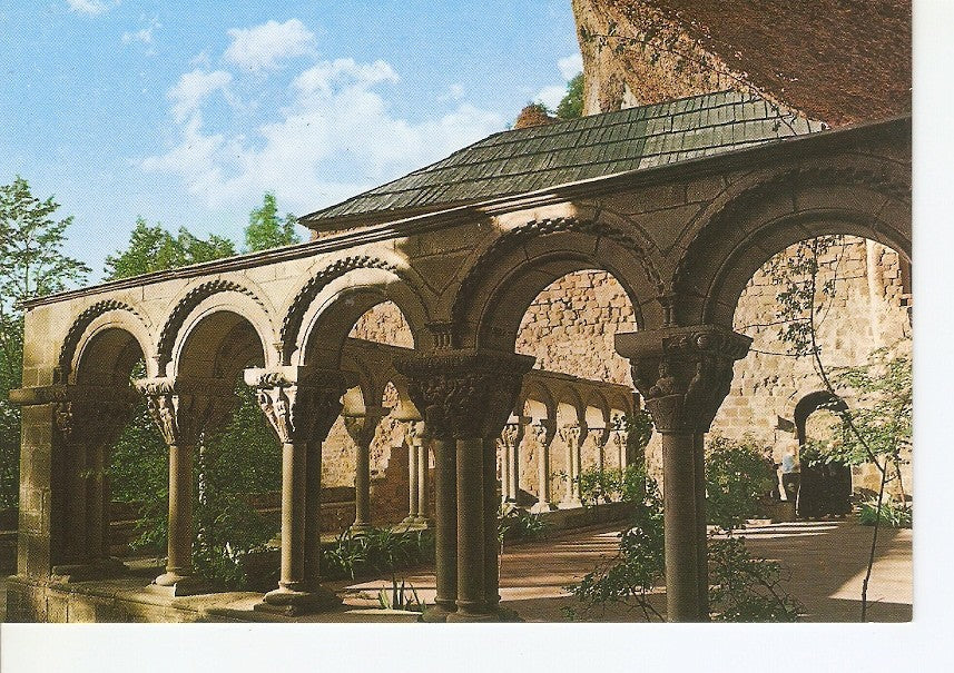 Postal 027988 : Pirineo Aragones. San Juan dela Peña (Huesca). Sitio Nacional. Claustro romanico siglo XI