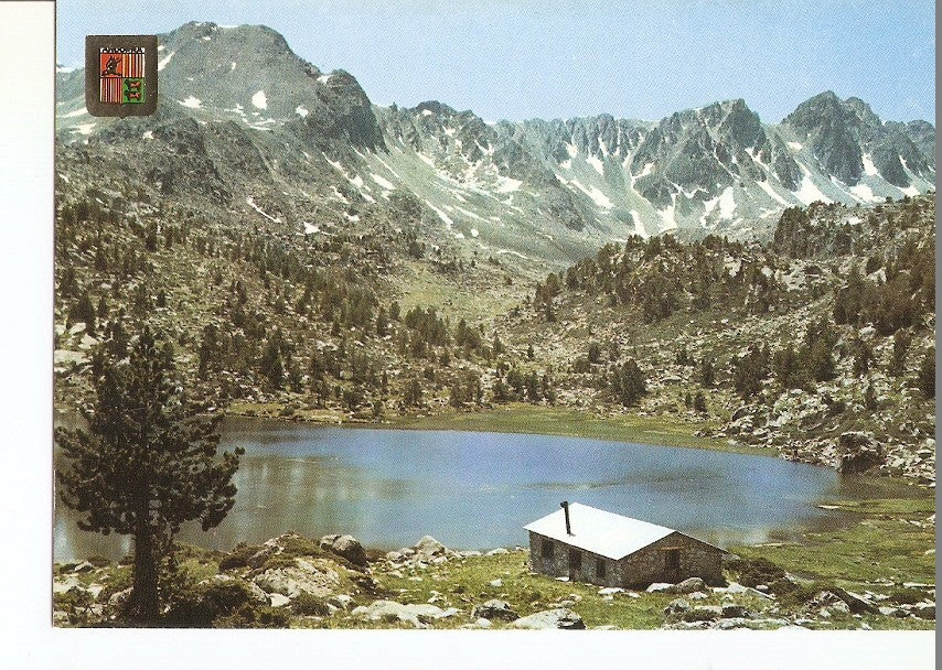 Postal 028002 : Valls DAndorra, Lago Els Pessons