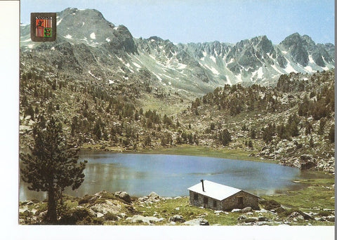 Postal 028002 : Valls DAndorra, Lago Els Pessons