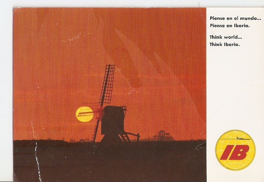 Postal 028058 : Fotografia del calendario de Iberia 1970, Paises Bajos