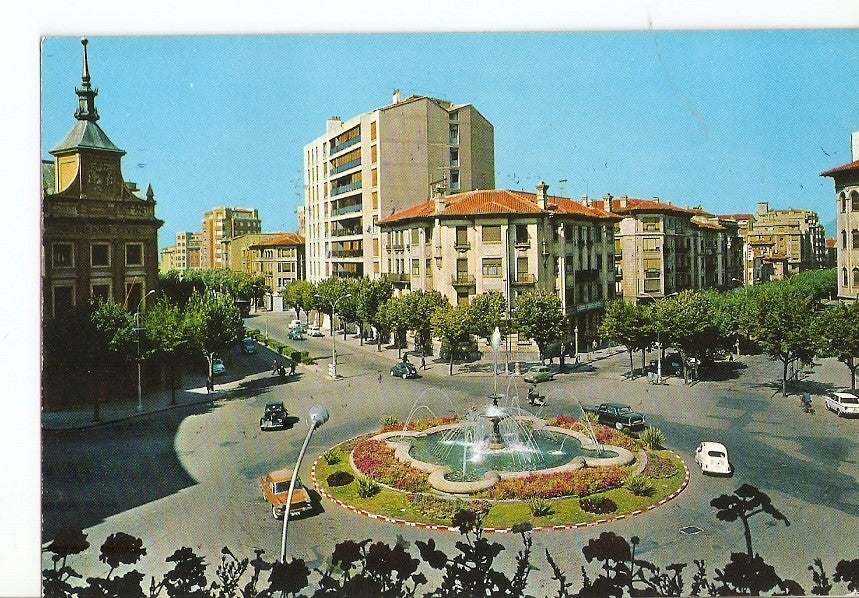 Postal 028067 : Pamplona, Plaza General Mola