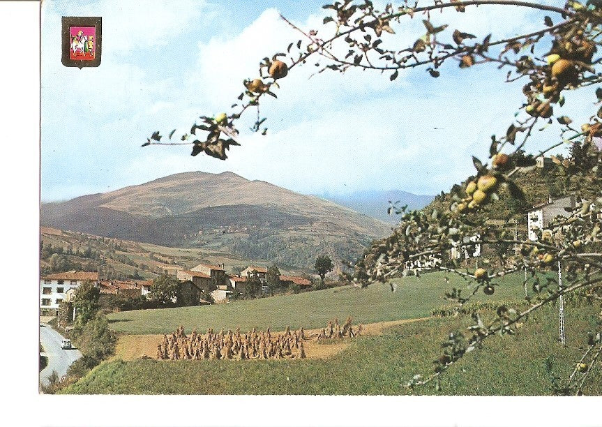 Postal 028099 : Villalonga de Ter (Girona), Pirineu Català, vista parcial al fons Tragura