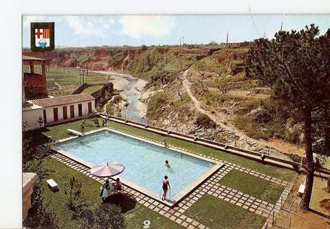 Postal 028130 : Balneari Termes Victoria, piscima. Caldes de Montbui (Barcelona)