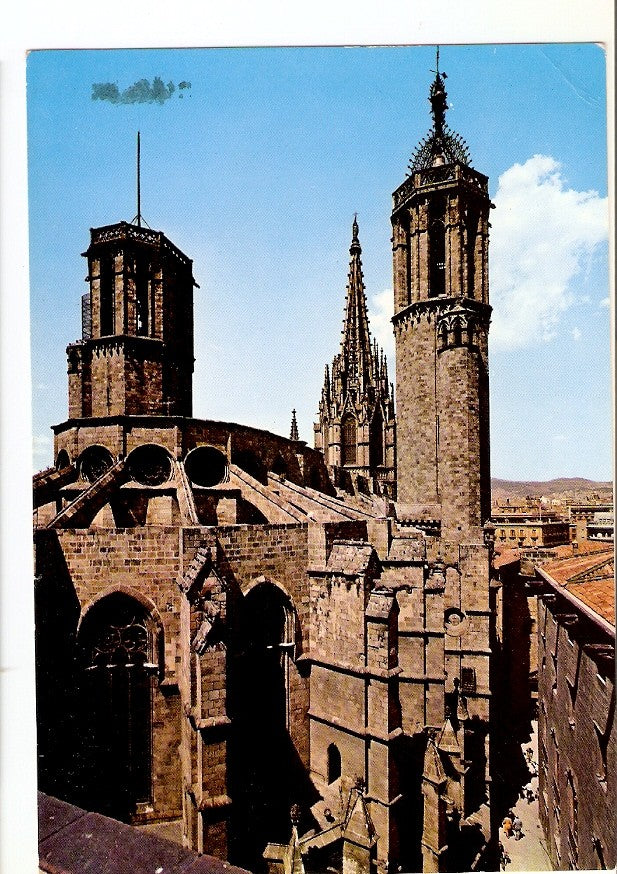 Postal 028138 : Barrio Gotico - Catedral, Barcelona