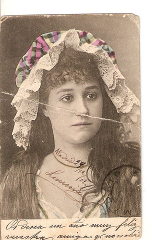 Postal 028172 : Retrato mujer