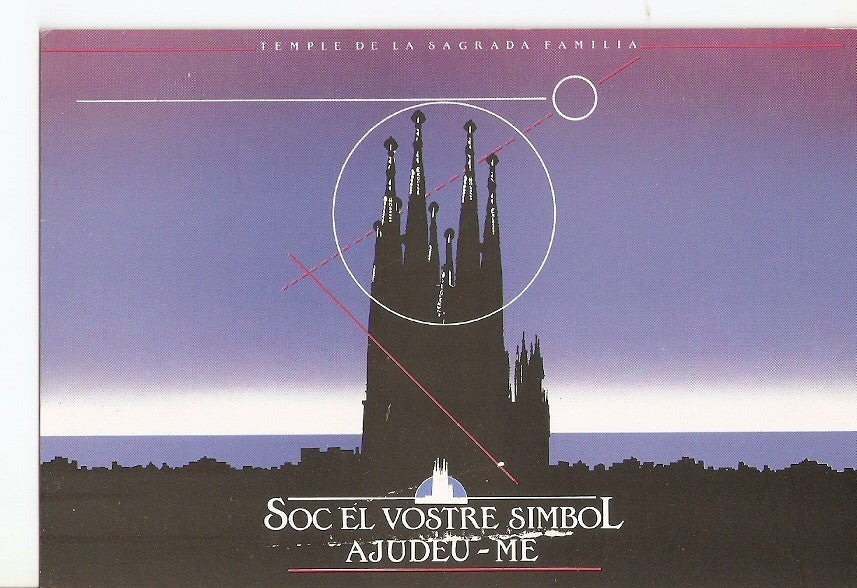 Postal 028206 : Cartell de la Capta 1984, Temple de la Sagrada Familia