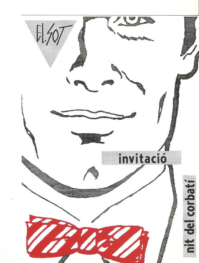 Postal 028211 : Elsot, invitacio, nit del corbati. Perfomance del Corbatins