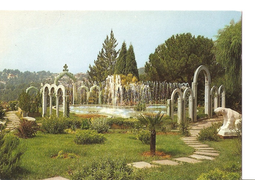 Postal 028246 : El Trebol del Amor, Parque-Museo El Pedregal, Fundacion Cultural F. Estrada Saladich. Bellaterra (Barcelona)