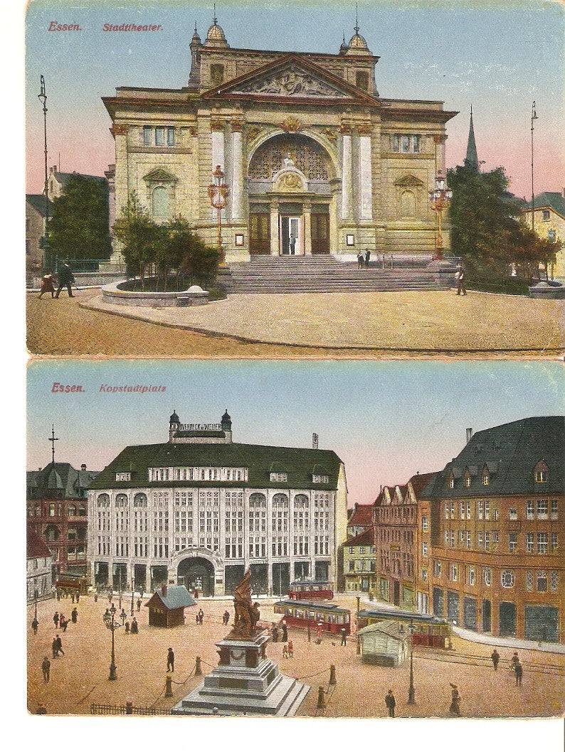 Postal 028343 : Essen. Kopstadiplats, Stadtheater