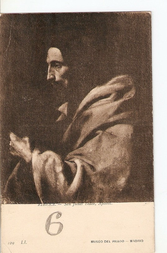 Postal 028352 : Ribera - San Judas Tadeo, Apostol. Museo del Prado - Madrid