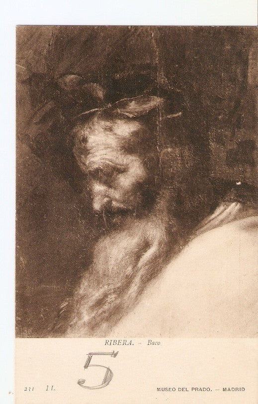 Postal 028354 : Ribera - Baco, Museo del Prado - Madrid