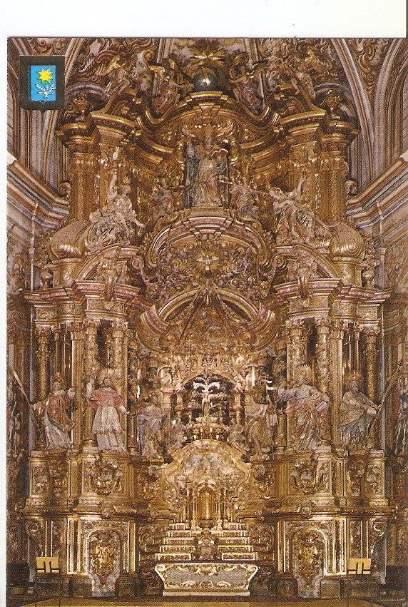 Postal 028366 : Santa Maria del Miracle, Altar Major. Segle XVIII