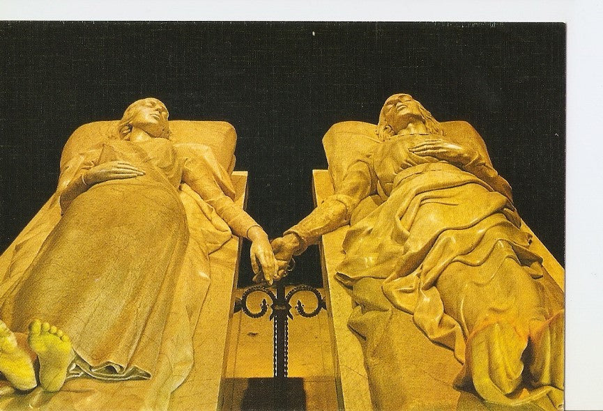 Postal 028393 : Teruel, Mausoleo de los Amantes de Teruel (Obra de Juan de Avalos)