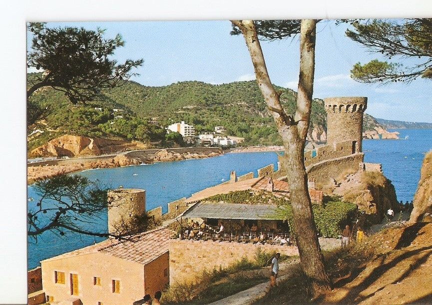Postal 028403 : Costa Brava, Tossa de Mar, detalle del Castillo