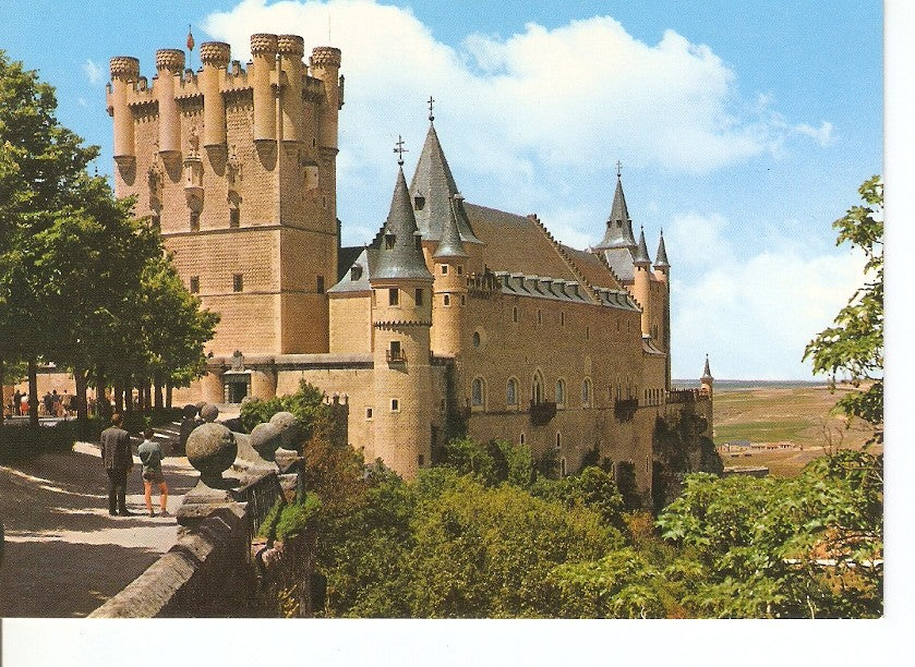 Postal 028410 : Segovia. Fachada principal del Alcazar
