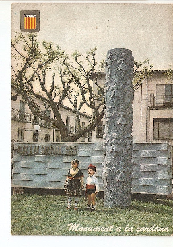 Postal 028428 : Catalunya Tipica, Monument a la sardana
