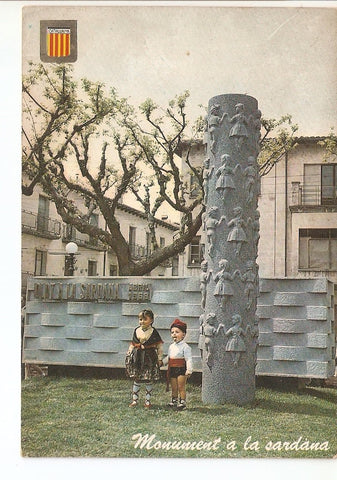 Postal 028428 : Catalunya Tipica, Monument a la sardana