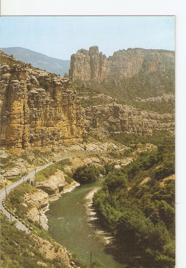 Postal 028430 : La Pobla de Segur (Lleida), Pirineu de Català - El Pallars, Pas de Collegats