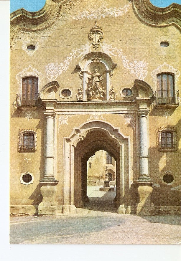 Postal 028455 : Costa Dorada, Tarragona. Monasterio de Santes Creus, entrada al recinto