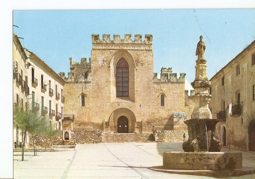 Postal 028457 : Costa Dorada, Tarragona. Monasterio de Santes Creus. Plaza de San Bernardo y Fachada